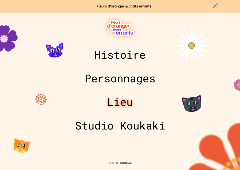 Menu Koukaki